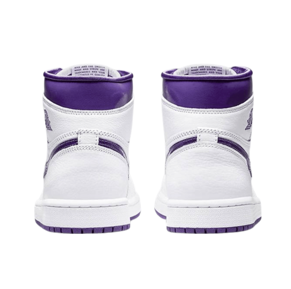 Air Jordan 1 Retro High OG White & Court Purple
