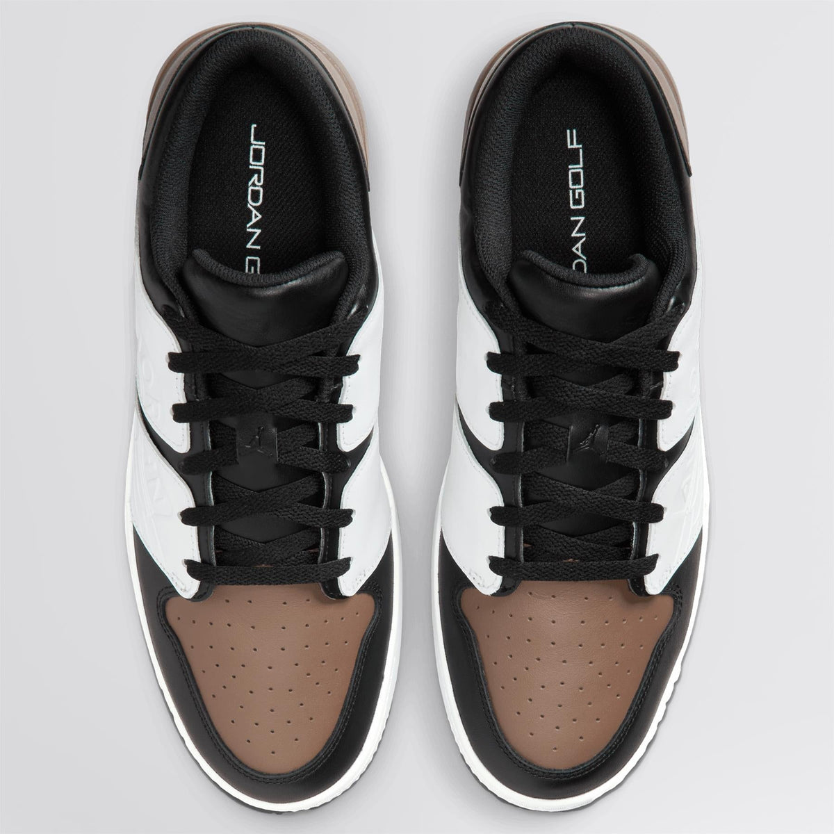 Air Jordan NU Retro 1 G Golf Shoes Black/White/Palomino