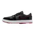 Air Jordan 1 Low Spiked Golf Shoes Black/Varsity Red/White