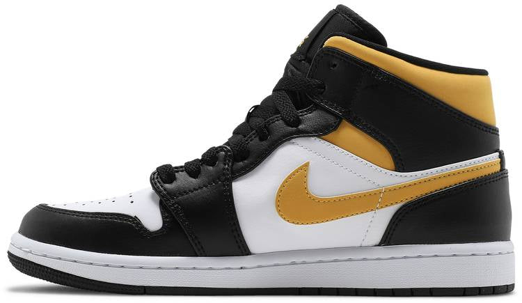 Air Jordan 1 Mid 'Black University Gold'