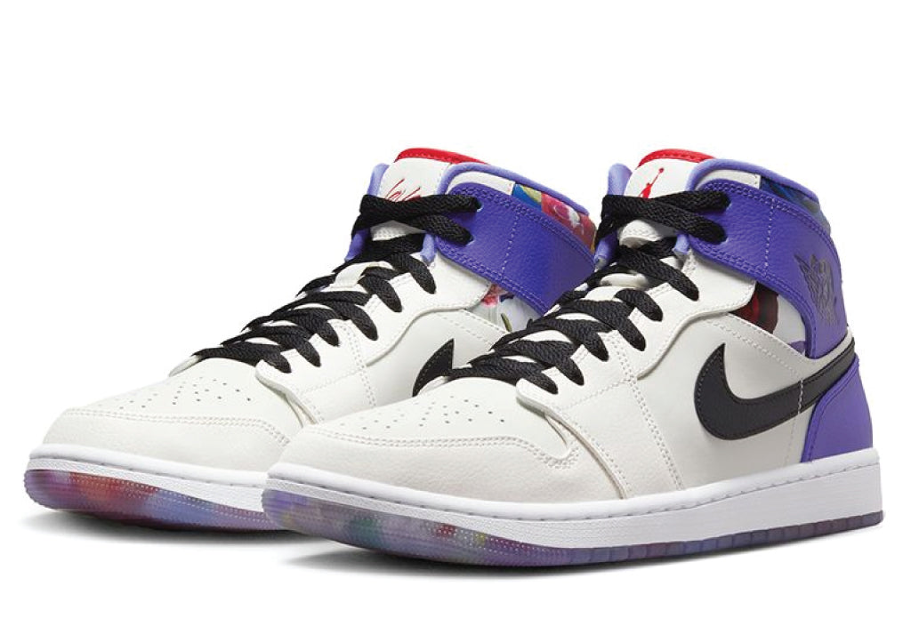 Air Jordan 1 Mid SE Valentine's Day Flowers