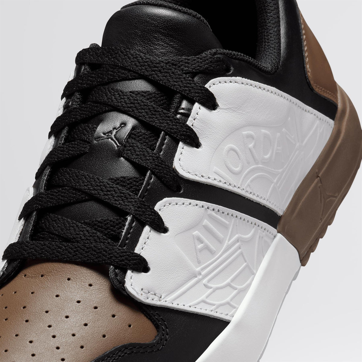 Air Jordan NU Retro 1 G Golf Shoes Black/White/Palomino