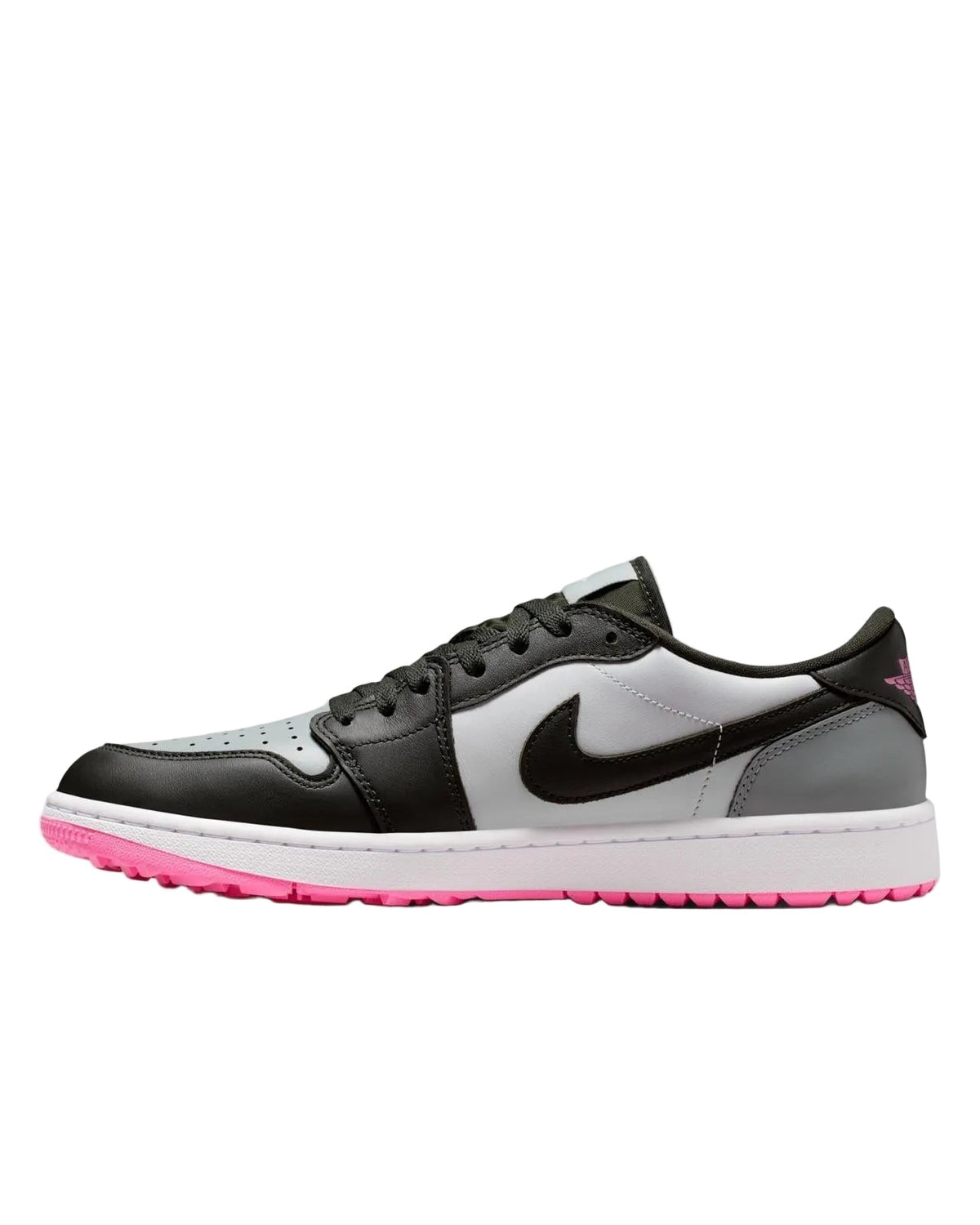 Air Jordan 1 Low Spikeless Golf Shoes White/Sequoia/Light Pumice/Pink Glow